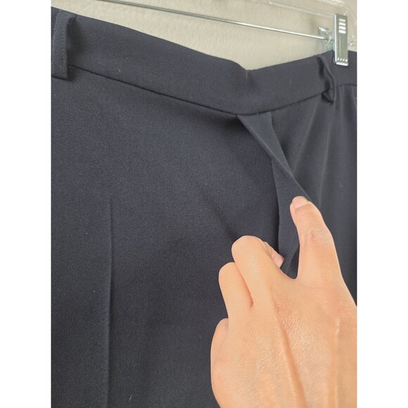 Vince Women's Tapered Pull On Trouser Pants in Dark Tide (Navy) Size 12 Pockets - Picture 4 of 15